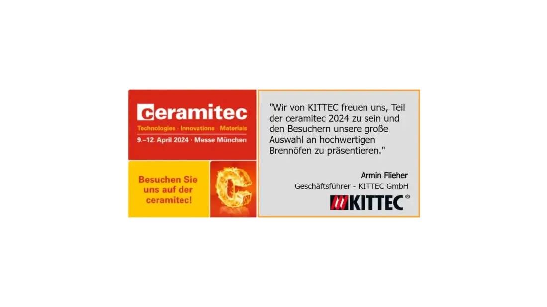 KITTEC ist Aussteller auf der ceramitec 2024