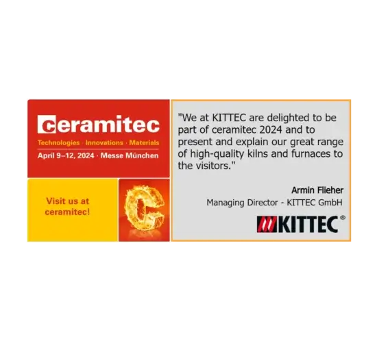 KITTEC is exhibitor at the ceramitec 2024